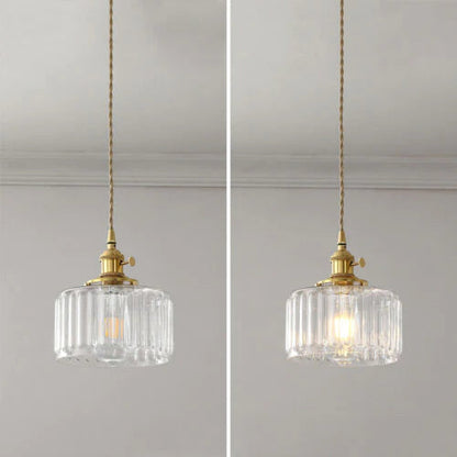 Glass Vintage Pendant Light