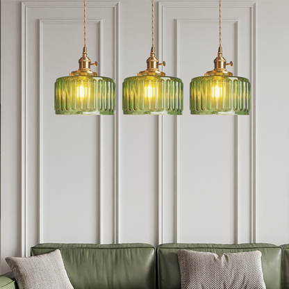 Glass Vintage Pendant Light