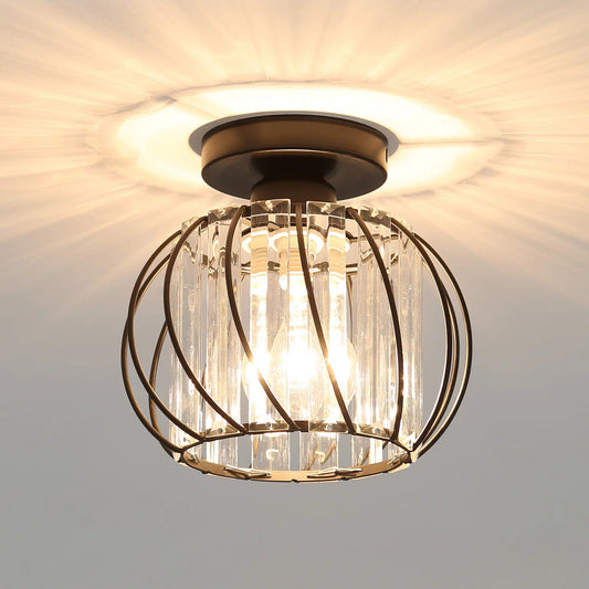 Nordic Luxury Glass Hallway Ceiling Light