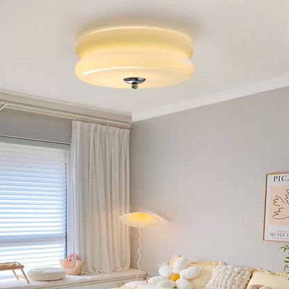 Art Deco Cream Cake Ceiling Light