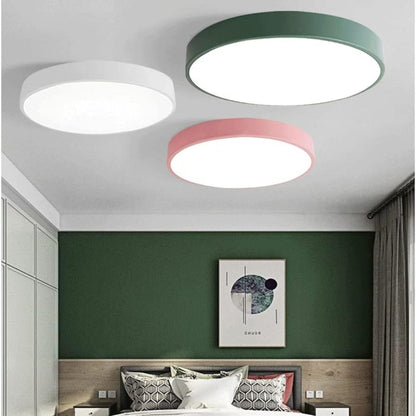 Circular Modern LED Flush Mount Ceiling Light