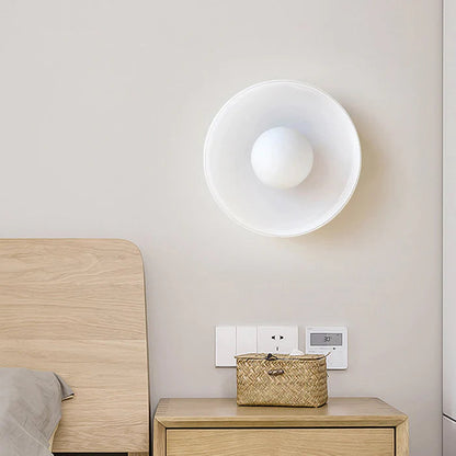 Modern Round Glass Flush Mount Ceiling Light