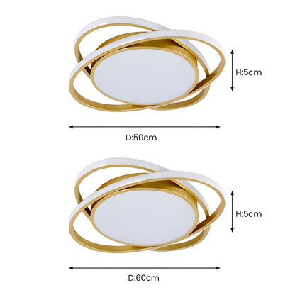 Flush Mount Stylish Bedroom Ceiling Lamp