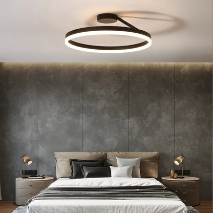 Minimalist Nordic Metal LED Living Room Ceiling Light