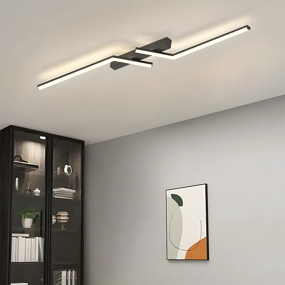 Minimalist Modern Long Strip LED Ceiling Lights