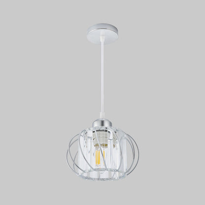 Nordic Simple Globular Glass Hallway Pendant Light