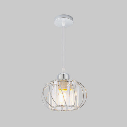 Nordic Simple Globular Glass Hallway Pendant Light
